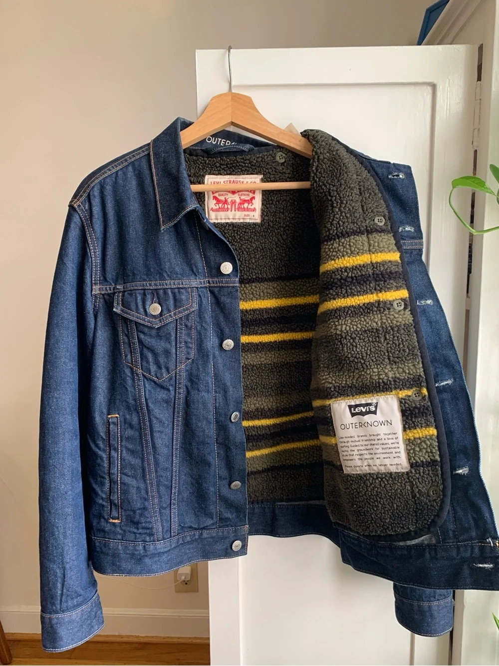 Levi's® X Wellthread™ X Outerknown Lined Sherpa Trucker Jacket